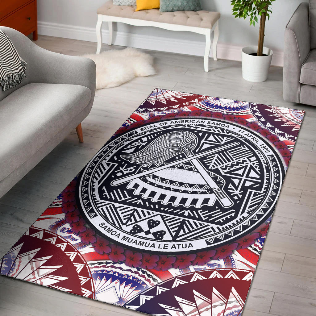 American Samoa Area Rug Artsy Style LT9 - Polynesian Pride