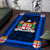 Fiji Area Rug Black And Blue Style No.1 LT6 - Polynesian Pride