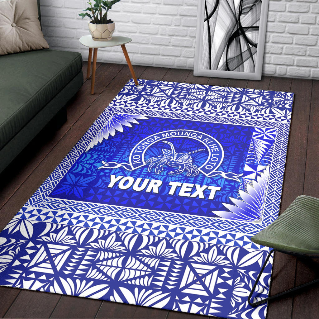 (Custom Personalised) Tonga Queen Salote College Area Rugs Simplified Version LT8 - Polynesian Pride