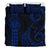 Hawaiian Map Coat Of Arms Flag Polynesian Bedding Set Blue - Polynesian Pride