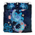 Papua New Guinea Duvet Cover Set - Blue Turtle Hibiscus Blue - Polynesian Pride