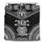 Papua New Guinea Polynesian Chief Duvet Cover Set - Black Version - Polynesian Pride