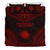 Marshall Islands Polynesian Chief Duvet Cover Set - Red Version - Polynesian Pride