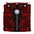 Marshall Islands Duvet Cover Set - Polynesian Tattoo Red - Polynesian Pride
