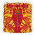 Papua New Guinea Duvet Cover Set - Polynesian Tattoo Flag Black - Polynesian Pride