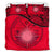 Marshall Island Duvet Cover Set - Marshall Island Coat Of Arms & Flag Red Red - Polynesian Pride