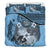 Tonga Duvet Cover Set - Tonga Coat Of Arms Blue Blue - Polynesian Pride