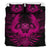 Hawaiian Owl Hibiscus Plumeria Polynesian Bedding Set - Pink - Polynesian Pride