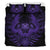 Hawaiian Owl Hibiscus Plumeria Polynesian Bedding Set - Purple - Polynesian Pride
