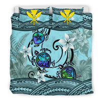 Kanaka Maoli (Hawaiian) Bedding Set - Polynesian Turtle Plumeria - Polynesian Pride