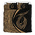 Hawaii Fish Hook Polynesian Bedding Set - Circle Style Gold - Polynesian Pride