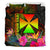 Wallis and Futuna Polynesian Personalised Bedding Set - Hibiscus and Banana Leaves - Polynesian Pride