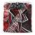 Fiji Bedding Set - Tribal Flower Special Pattern Red Color - Polynesian Pride
