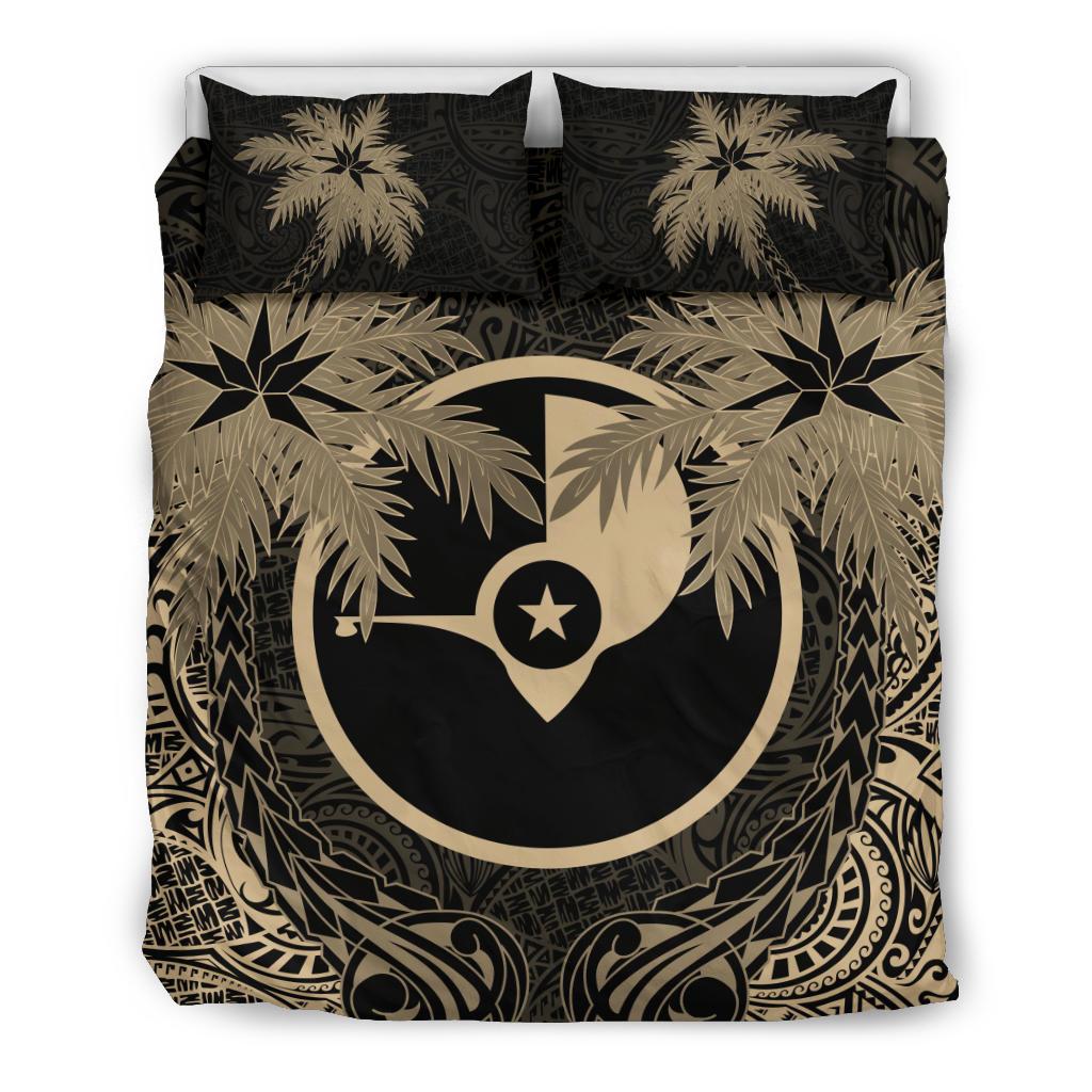 Yap Duvet Cover Set - Yap Flag Coconut (Duvet Cover) - Polynesian Pride