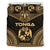 Tonga Polynesian Chief Duvet Cover Set - Gold Version Gold - Polynesian Pride