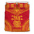 Papua New Guinea Flag Polynesian Chief Duvet Cover Set Red - Polynesian Pride