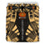 Papua New Guinea Duvet Cover Set - Polynesian Tattoo Gold - Polynesian Pride