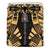 Norfolk Island Duvet Cover Set - Polynesian Tattoo Gold - Polynesian Pride