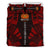 Papua New Guinea Duvet Cover Set - Polynesian Tattoo Red - Polynesian Pride