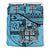 Fiji Duvet Cover Set - Fiji Flag & Coat Of Arms Blue - Polynesian Pride