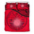Marshall Island Duvet Cover Set - Marshall Island Coat Of Arms & Flag Red - Polynesian Pride