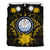 Marshall Island Duvet Cover Set - Marshall Island Seal & Yellow Hibiscus - Polynesian Pride