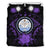 Marshall Island Duvet Cover Set - Marshall Island Seal & Purple Hibiscus - Polynesian Pride