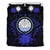 Marshall Island Duvet Cover Set - Marshall Island Seal & Dark Blue Hibiscus - Polynesian Pride
