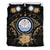 Marshall Island Duvet Cover Set - Marshall Island Seal & Brown Hibiscus - Polynesian Pride