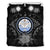 Marshall Island Duvet Cover Set - Marshall Island Seal & Gray Hibiscus - Polynesian Pride