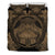 Hawaiian Map Madame Pele Kanaka Polynesian Bedding Set Gold Gold - Polynesian Pride