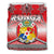 Polynesian Bedding Set - Tonga Coat Of Arms Pattern Duvet Cover Set - Polynesian Pride
