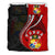 Polynesian Bedding Set - Tonga Duvet Cover Set Kanaloa Tatau Gen TO (Black) - Polynesian Pride