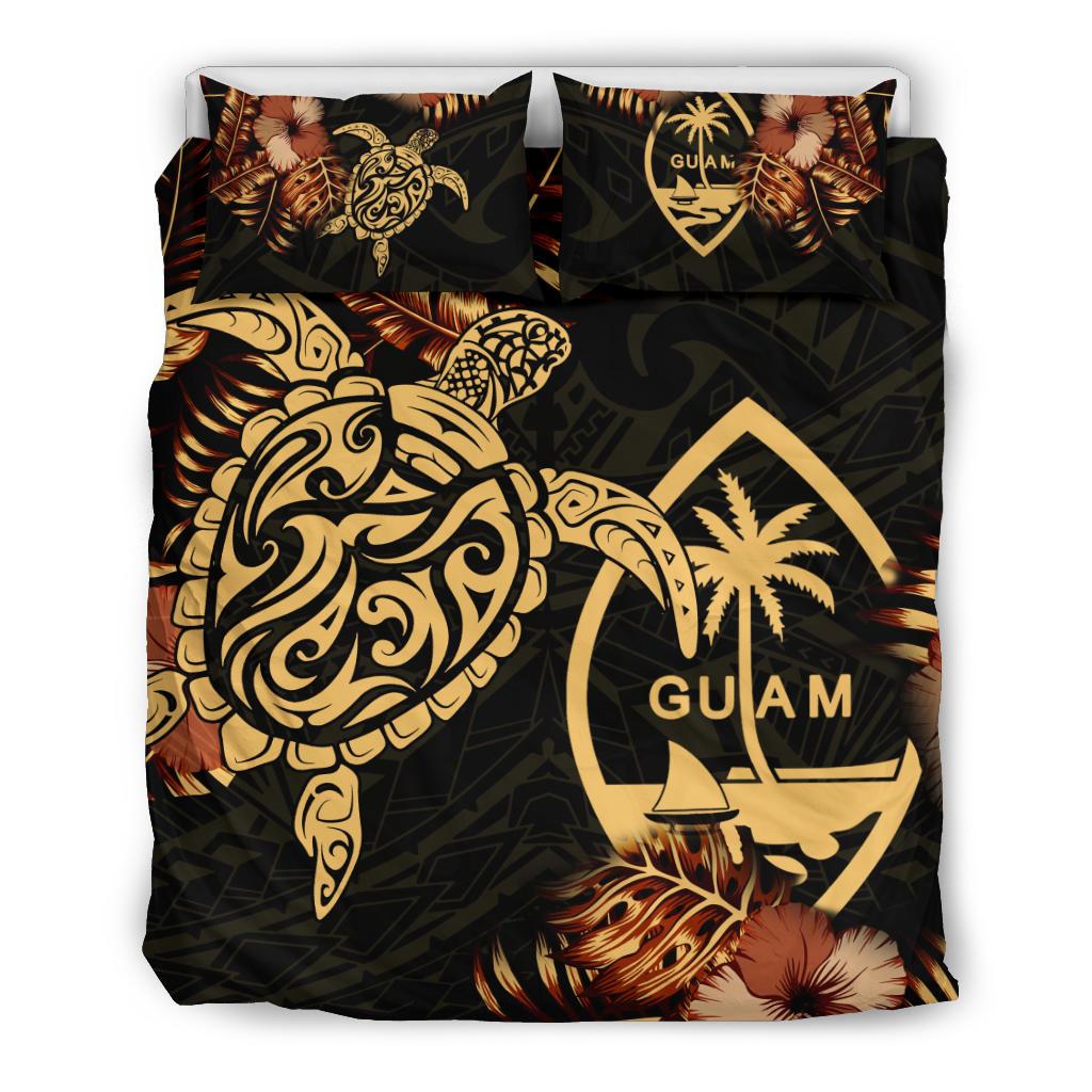Polynesian Duvet Cover Set - Guam Duvet Cover Set Turtle Lucky - Polynesian Pride