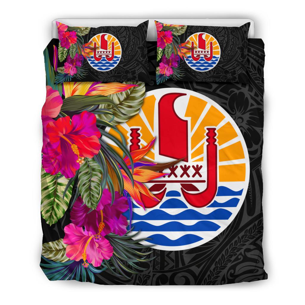 Tahiti Bedding Set - Polynesian Hibiscus Pattern - Polynesian Pride