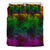 Polynesian Bedding Set - Green Hibiscus Patterns - Polynesian Pride