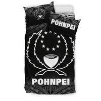 Pohnpei Duvet Cover Set - Black Fog Style - Polynesian Pride
