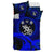 Tonga Duvet Cover Set - Hibiscus And Wave Blue - Polynesian Pride