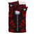 Marshall Islands Duvet Cover Set - Polynesian Tattoo Red - Polynesian Pride
