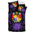 Tonga Duvet Cover Set - Tonga Coat Of Arms & Purple Hibiscus - Polynesian Pride