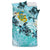 Polynesian Duvet Cover Set - Tuvalu Bedding Set Blue Turtle Hibiscus - Polynesian Pride