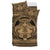 Hawaiian Madame Pele Plumeria Polynesian Bedding Set Gold - Polynesian Pride