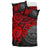 Federated States Of Micronesia Duvet Cover Set - Red Turtle - Polynesian Pride