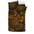 Polynesian Bedding Set - Tonga Duvet Cover Set Gold Color - Polynesian Pride
