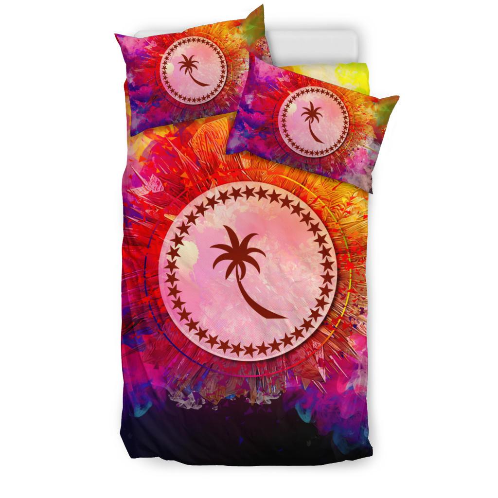 Polynesian Bedding Set Chuuk Duvet Cover Set Bright Style - Polynesian Pride