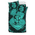 Hawaii Anchor Hibiscus Flower Vintage Bedding Set - AH - Turquoise - Polynesian Pride
