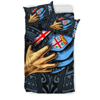 Fiji Personalised Bedding Set - Fiji In Me (Blue) - Polynesian Pride