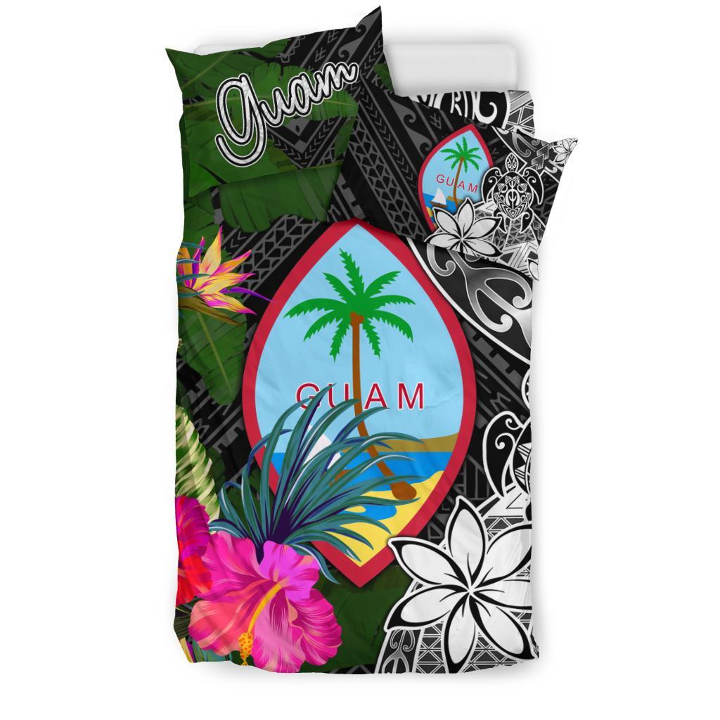 Guam Bedding Set - Turtle Plumeria Banana Leaf - Polynesian Pride
