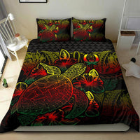 Polynesian Bedding Set - Pohnpei Duvet Cover Set Reggae Color - Polynesian Pride
