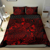Polynesian Bedding Set - Chuuk Duvet Cover Set Red Color - Polynesian Pride